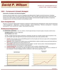 CEO–Turnaround & Growth
